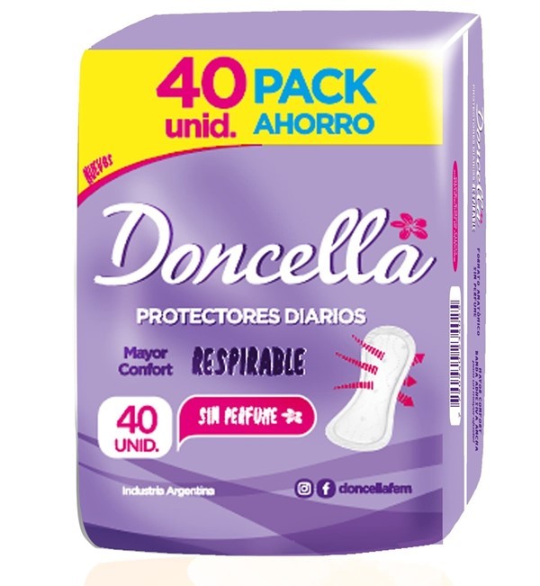 Doncella Protector Diario Pocket Sin Perfume (40 U) #1