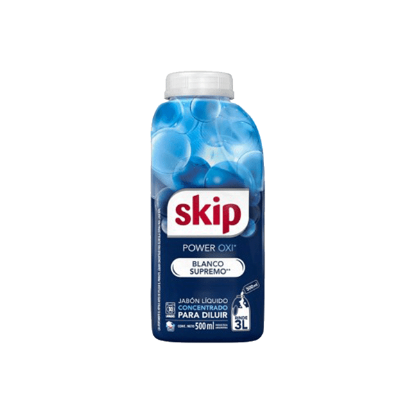 Jabón Líquido Skip Power Oxi Concentrado para Diluir x 500ml alt