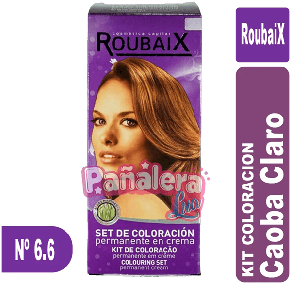 Tintas RoubaiX Set Coloración 6.6 Caoba Claro #1
