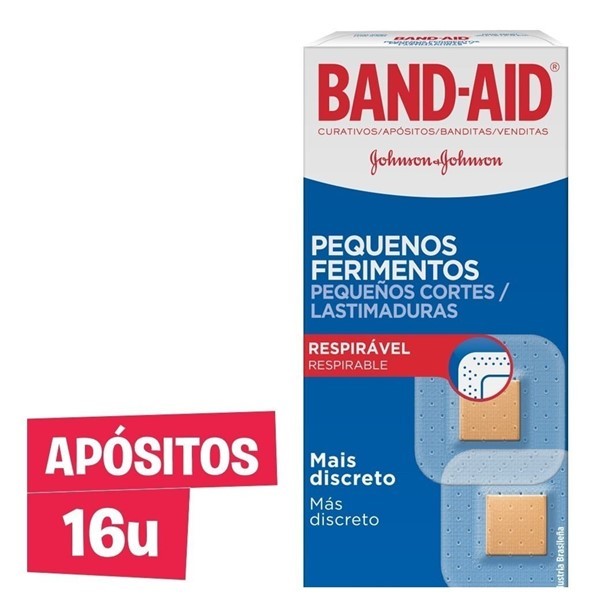 Band Aid Pequeñas Lastimaduras (16 U)