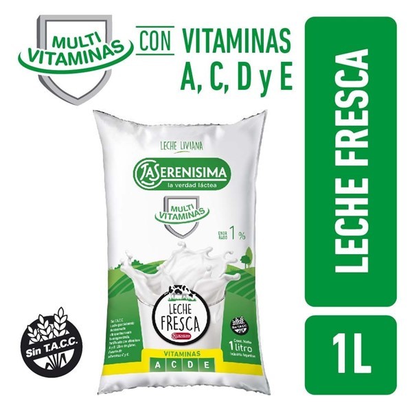 La Serenisima Leche Desc Ls Multidefensas 1sachet 1l #1