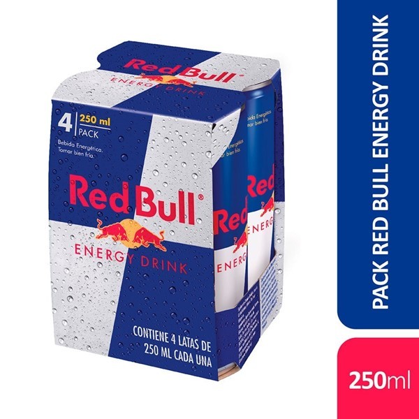 Energizante Red Bull 4pack 250 Ml Lata #1