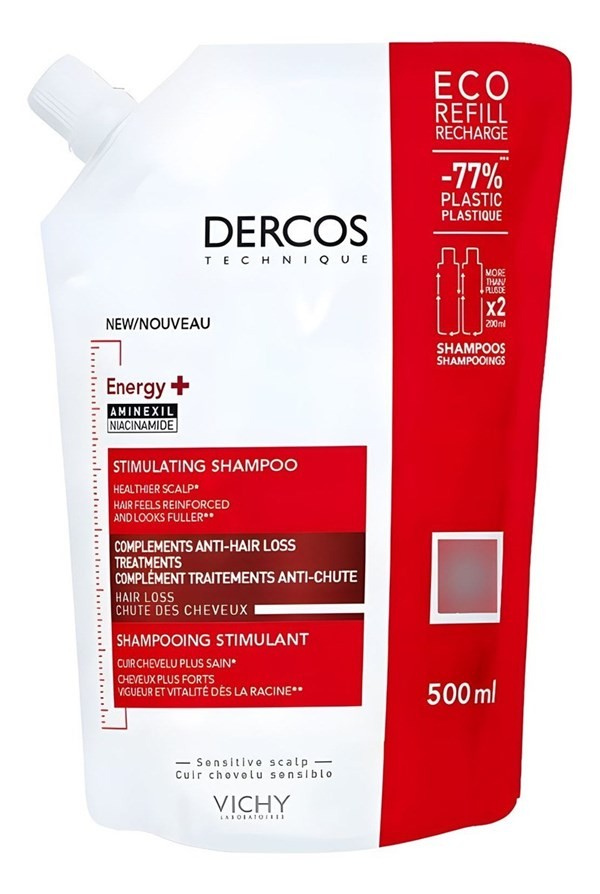 Shampoo Vichy Dercos Energizante 500 refillml | Anticaída #1