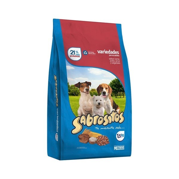 Sabrositos Alimento Sabrosito Carne/pollo/arroz/vegetales 1.5k #1