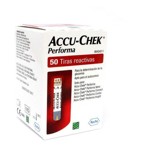 Accu Chek Tiras Reactivas Performa (50 Unidades) alt