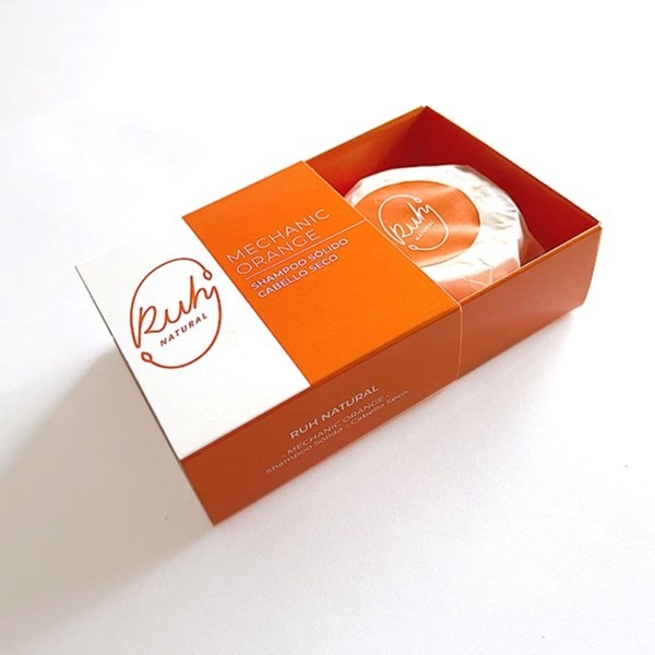 Shampoo Solido Ruh Mechanic Orange Cabello Seco x 65 g alt