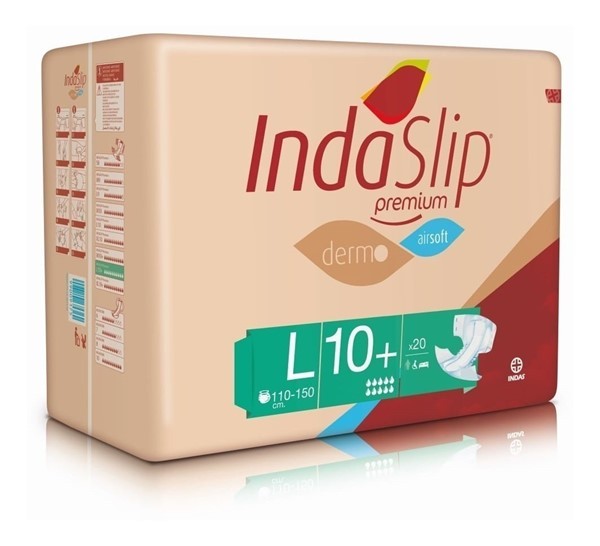 Indasec Indaslip Premium Pañal Para Adulto 10 l Grande 20 Unidades #1