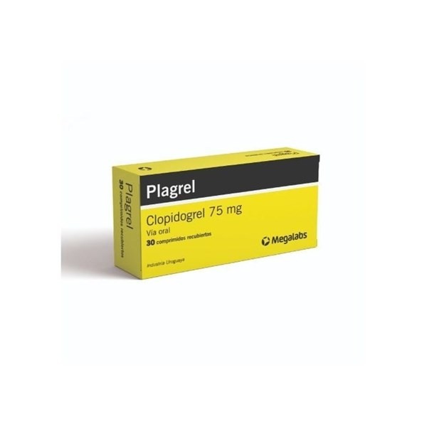 Plagrel | 30 Comprimidos | Clopidogrel #1