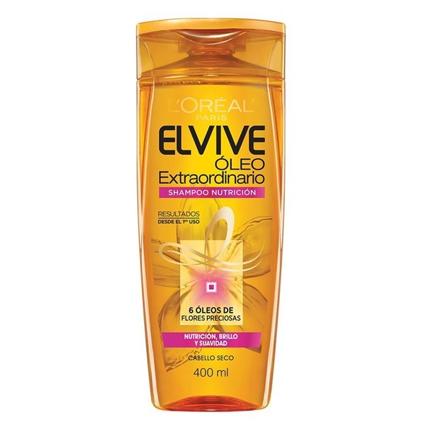 Elvive Shampoo Oleo Extraordinario Nutrición Universal 400 ml alt