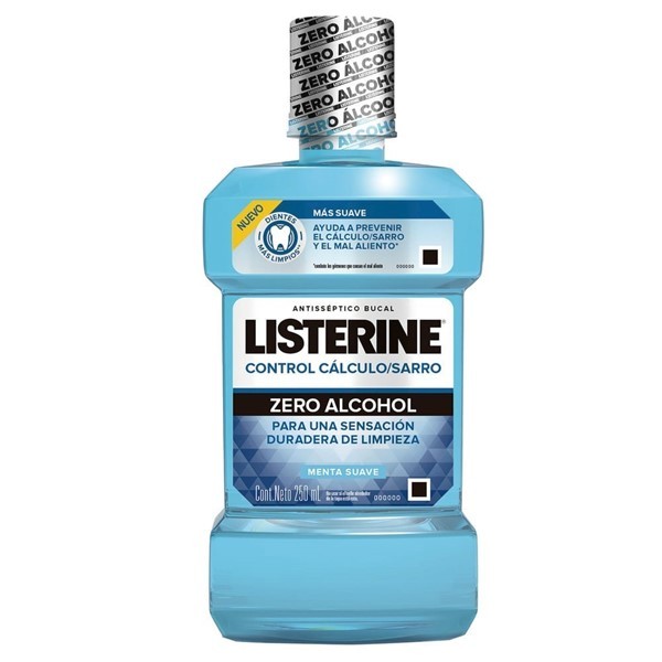Antiséptico Bucal Listerine Anti-Sarro Zero x 250 ml
