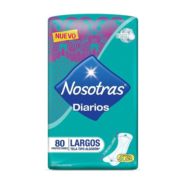 Protectores Diarios Largos (80 Unidades) alt