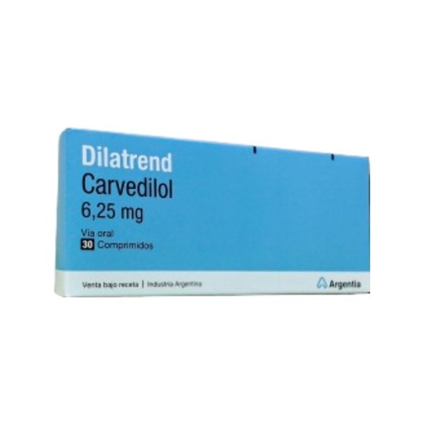 Siegfried Dilatrend Carvedilol 6.25 Mg x 30 Comp Ranurados #1