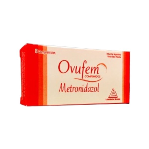 Laboratorios Be Ovufem Metronidazol x 8 Comp Recubiertos #1