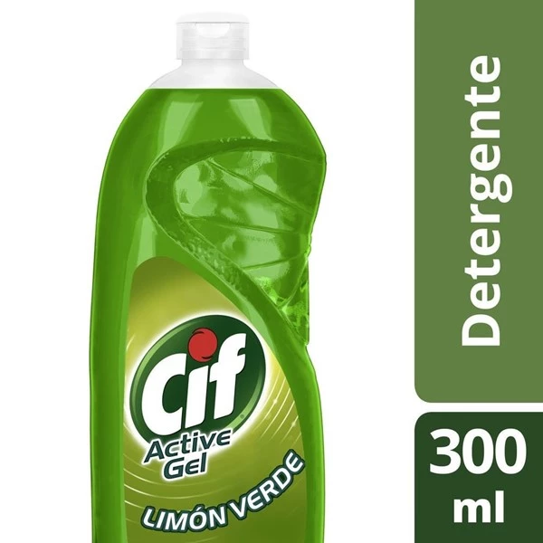 Cif Detergente Active Gel Con Limon Verde 300 ml