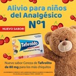 Tafirolito Masticable Cereza | 20 comprimidos masticables | Paracetamol 80 mg #3