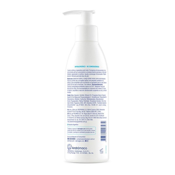 Emulsión Postsolar Dermaglós Hidratante Con Dosificador x 300 ml alt