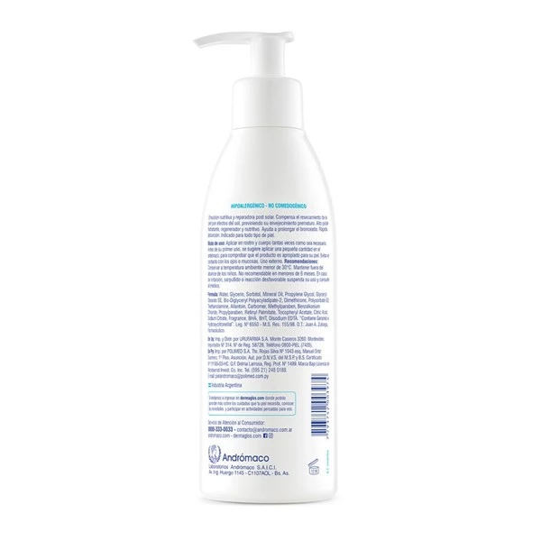 Emulsión Postsolar Dermaglós Hidratante Con Dosificador x 300 ml alt