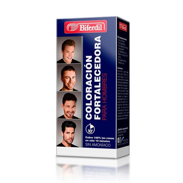 Biferdil Coloración Fortalecedora Masculina Negro #1