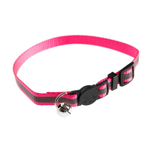Collar Reflectivo Para Gatos Simplicity Pet Fucsia #1