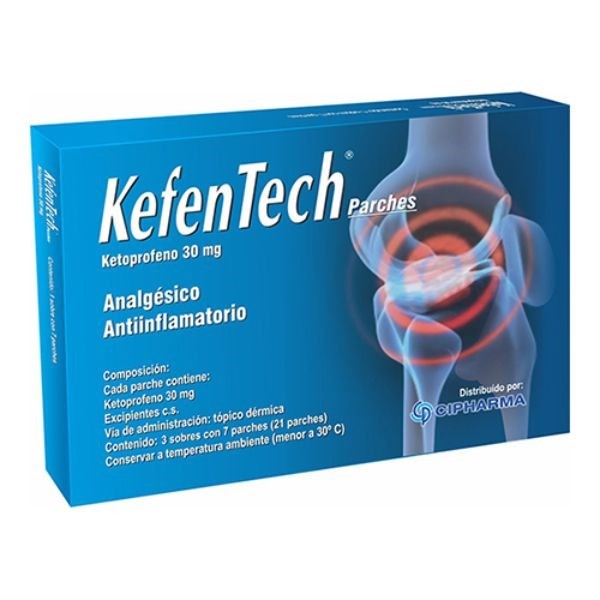 Kefentech Ketoprofeno | 21 parches | Ketoprofeno #1