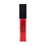 Labial Líquido Maybelline Color Sensational Vivid Matte Liquid x 7.4 g 30 orange Shot #1