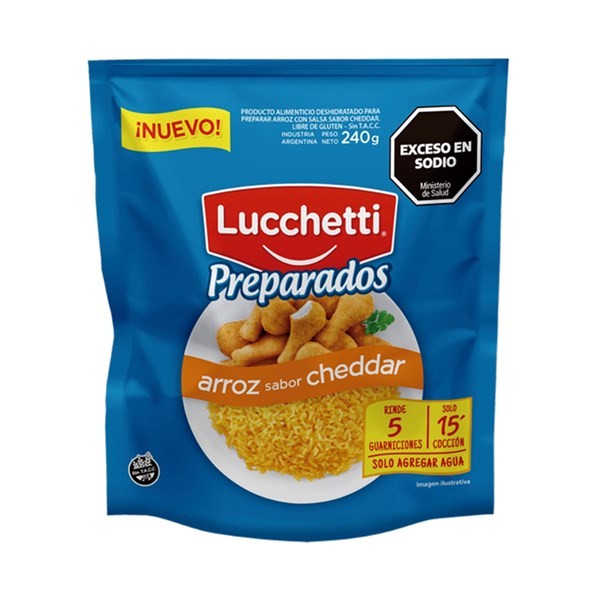 Arroz Lucchetti Preparado Cheddar 240 G. #1