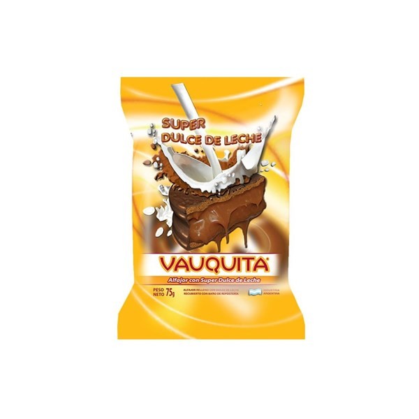Alfajor Vauquita Super Dulce de Leche  x 80 gr #1