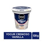 Yogur Cremoso Entero Milkaut De Vainilla En Pote 120 G. #1