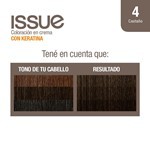 Issue Kit Tintura en Crema Keratin Color 4.0 Castaño #7