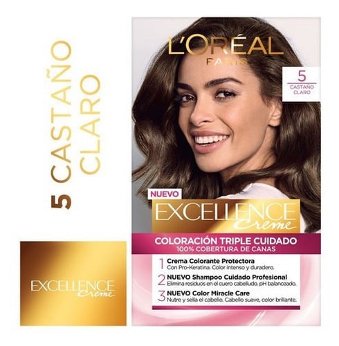 Excellence Kit de Coloracion Castaños 5 Castaño Claro
