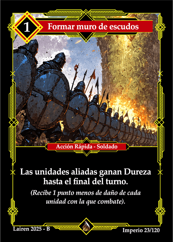 023 Formar Muro De Escudos Precon Djinn/Soldado - Coste 1 #1
