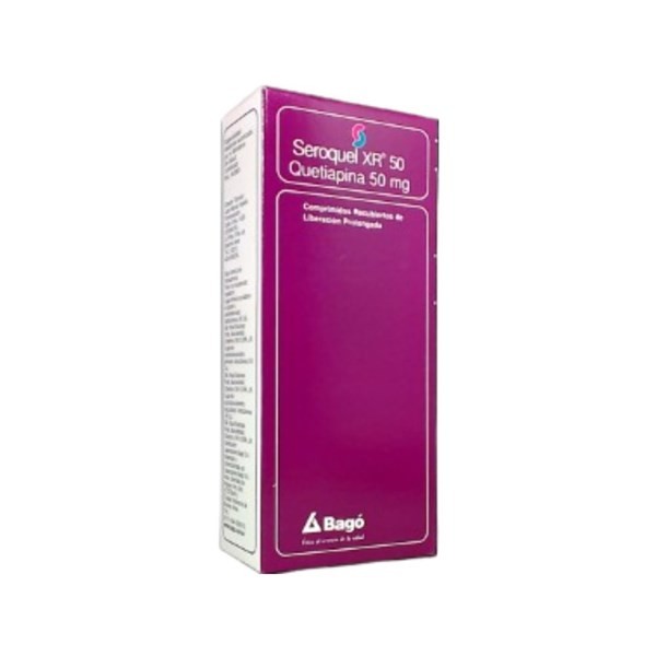 Bagó Seroquel Xr 50 Quetiapina 50 Mg x 30 Comp #1