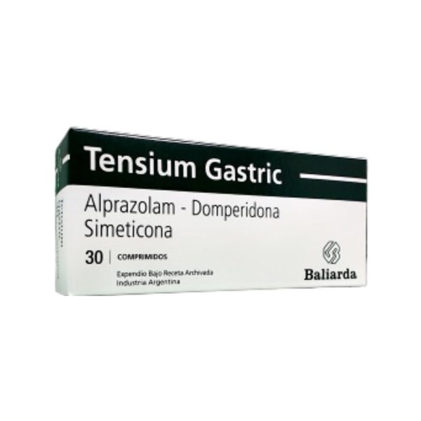Baliarda Tensium Gastric Alprazolam + Domperidona + Asoc x 30 Comp #1