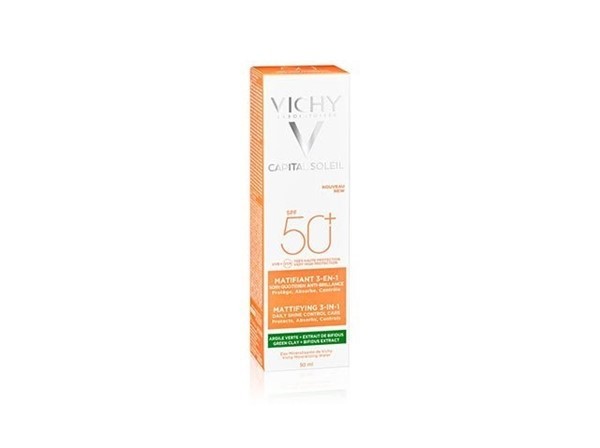 Vichy Capital Soleil Matificante 3 en 1 FPS50 50 ml alt