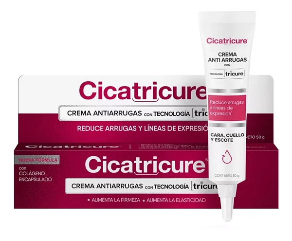 Cicatricure Tricure Crema Facial Colágeno 50 g 2 Unidades