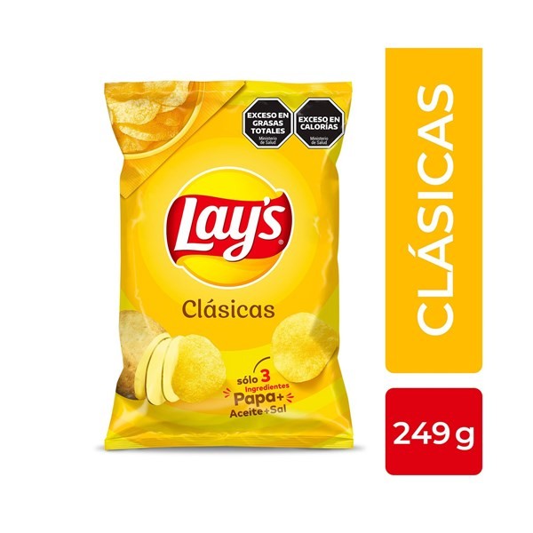 Papas Fritas Lays Clásicas 230 g. #1