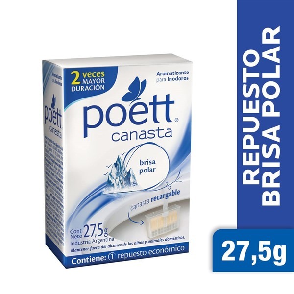 Desodorante Poett Para Inodoros Repuesto 27,5 Gr #1