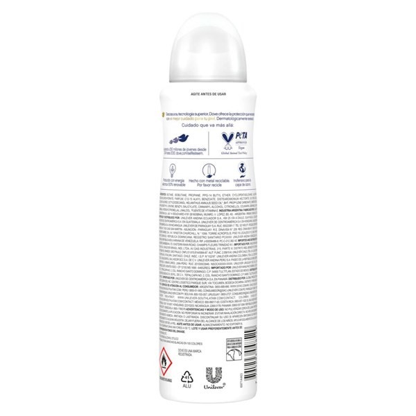 Desodorante Antitranspirante Dove Invisible Dry Mujer en Aerosol x 150 ml alt