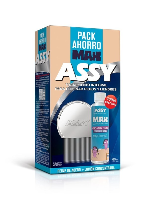Assy Pack Ahorro Locion Max + Peine alt