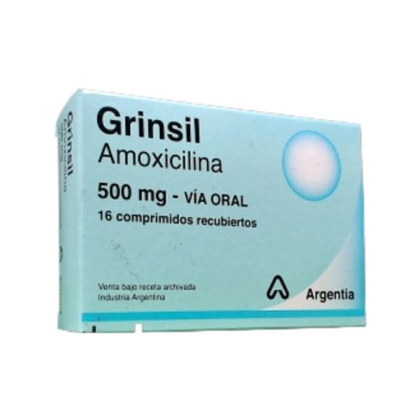 Siegfried Grinsil Amoxicilina 500 Mg x 16 Comp #1