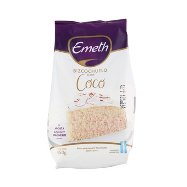 Bizcochuelo de Coco Emeth Fortificado 450 g. #1
