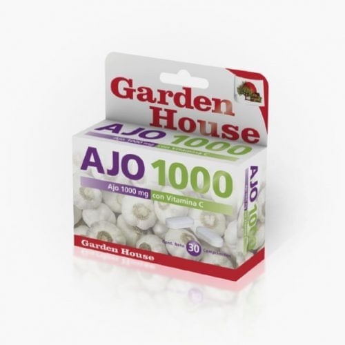 Garden House Suplemento Dietario Ajo 1000 Por 30 comprimidos #1