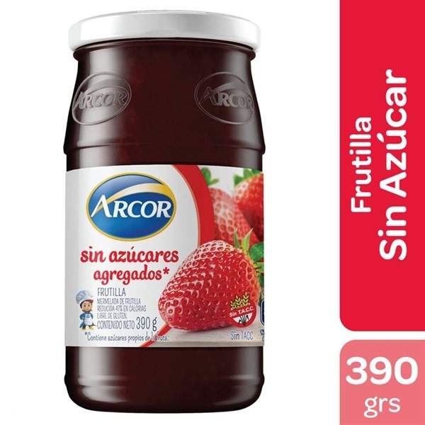 Mermelada Arcor Frutilla Sin Azúcar 390 g. #1