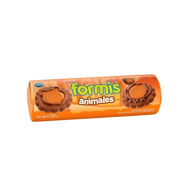 Galletitas Formis Chocolate-Dulce de Leche 102 g