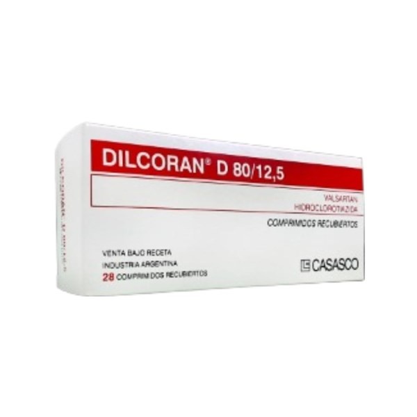 Casasco Dilcoran D Valsartán + Hidroclorotiazida 80 / 12,5 Mg x 28 Comp #1