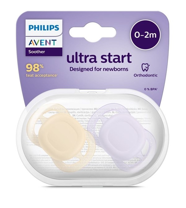 Avent Chupete Ultra Start Deco 0-2M