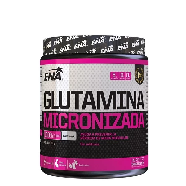 Ena Suplemento Deportivo Glutamina Micronizada Polvo 150 gr