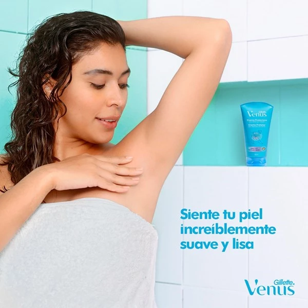 Gillette Crema de Afeitar Mujer Con Aceite de Almendras 150 ml alt