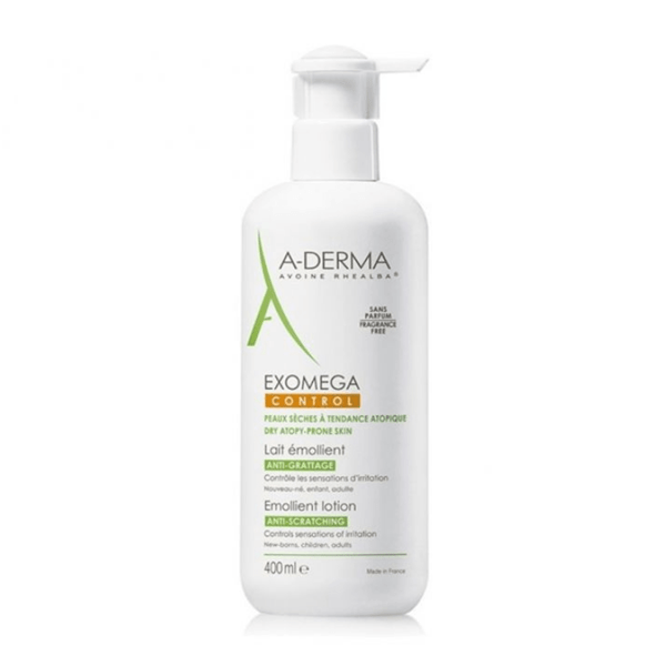 A-Derma Aderma Exomega Leche Emoliente Pieles Muy Secas Y Atópicas 400 ml