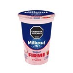 Yogur Firme Entero Milkaut de Frutilla en Pote 180 g #1